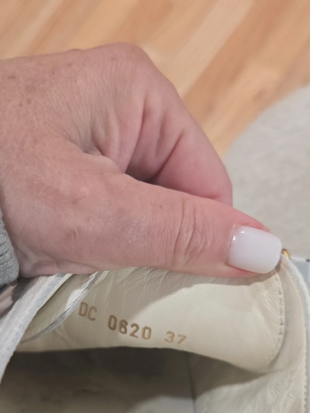 Dior White Canvas Lace-Up Sneakers Low Top 37